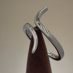 Sterling Silver Curved Line Ring