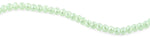 10mm Light Green  Faceted Rondelle Crystal Beads