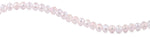 10mm Pink Faceted Rondelle Crystal Beads