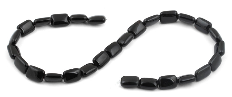 10x14mm Black Onyx Rectangular Beads