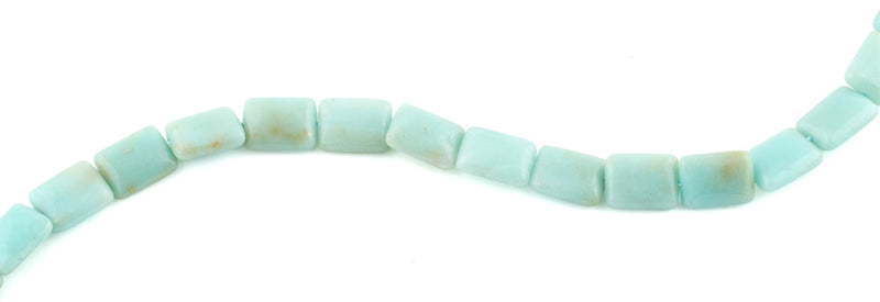 13x18MM Amazonite Puffy Rectangular Gemstone Beads