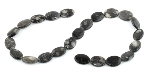 13x18MM Bull Eye Jasper Oval Gemstone Beads