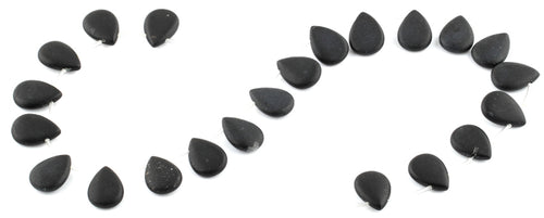 13x18MM Frosted Blackstone Gemstone Beads