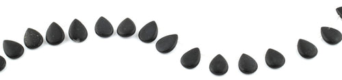 13x18MM Frosted Blackstone Gemstone Beads