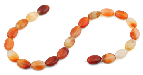 13x18MM Natural Carnelian Oval Gemstone Beads