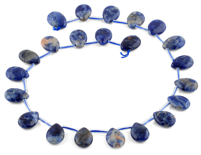 13x18MM Sodalite Pear Gemstone Beads