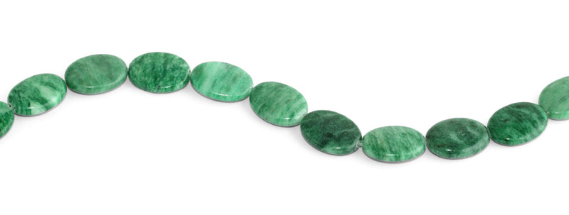 15x20MM Brazil Rainforest Jasper Oval Gemstone Beads