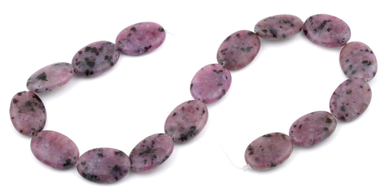 18x25MM Purple Quartz Oval Gemstone Beads