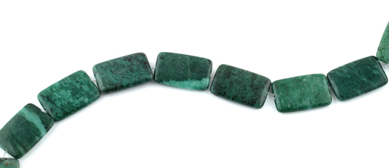 20x30MM Brazil Rainforest Jasper Rectangular Gemstone Beads