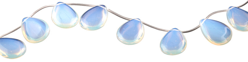 22x30MM Opalite Drop Gemstone Beads