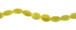 25x18MM Olive Jade Puffy Oval Gemstone Beads