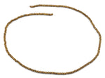 2mm Gold Faceted Rondelle Crystal Beads