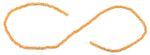2mm Orange Faceted Rondelle Crystal Beads