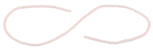 2mm Pink Faceted Rondelle Crystal Beads