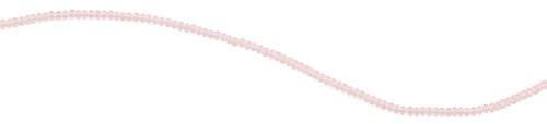 2mm Pink Faceted Rondelle Crystal Beads