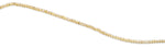 3mm Gold Faceted Rondelle Glass Beads