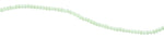 3mm Light Green Faceted Rondelle Glass Beads
