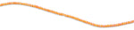 3mm Orange Faceted Rondelle Glass Beads