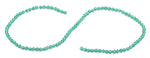 4mm Faceted Bicone Emerald Crystal Beads