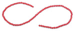 4mm Faceted Bicone Garnet Crystal Beads