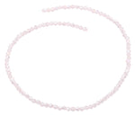 4mm Faceted Bicone Vintage Rose Crystal Beads