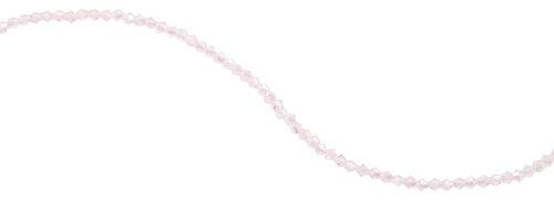 4mm Faceted Bicone Vintage Rose Crystal Beads