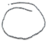 4mm Metallic Faceted Rondelle Crystal Beads
