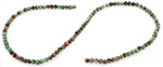 4mm Plain Round Green Turquoise Gem Stone Beads