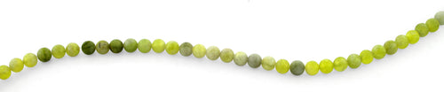 4mm Plain Round Harmony Serpentine Gem Stone Beads