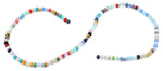 4mm Rainbow Faceted Rondelle Crystal Beads