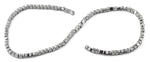 4x4mm Metallic Square Faceted Crystal Beads