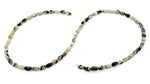 4x6mm White Turquoise Jasper Plain Melon Gem Stone Beads