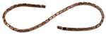 4x8mm Bronze Rectangle Faceted Crystal Beads