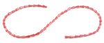 4x8mm Pink Cone Faceted Crystal Beads