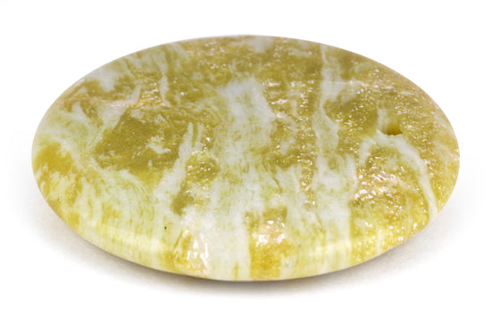 50MM Lemon Coin Gem Stone Pendant
