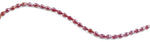 5x7mm Clear Red Drop Faceted Crystal Beads