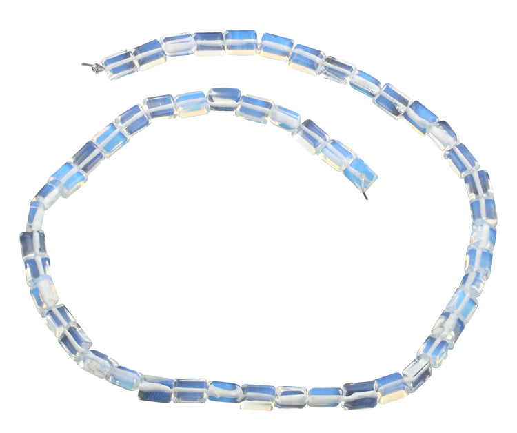5x7mm Opalite Rectangular Beads