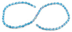 5x7mm Teal Drop Faceted Crystal Beads