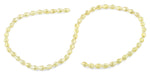 5x7mm Yellow Drop Faceted Crystal Beads