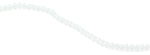 6-8mm Clear Faceted Rondelle Glass Beads