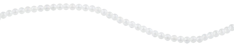 6mm Clear Faceted Round Crystal Beads