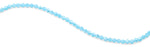 6mm Faceted Bicone Caribbean Blue Crystal Beads