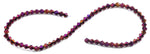 6mm Faceted Bicone Fuchsia Crystal Beads