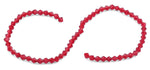 6mm Faceted Bicone Light Siam Crystal Beads