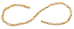 6mm Faceted Bicone Topaz Crystal Beads