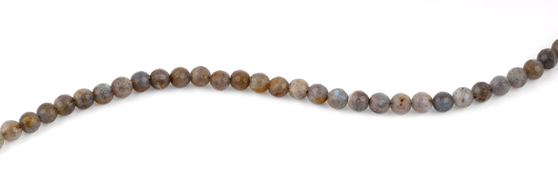 6mm Labradorite Faceted Gem Stone Beads