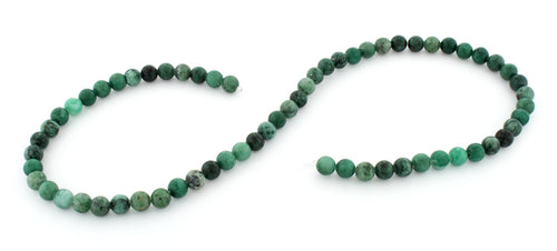 6mm Plain Round Brazil Rainforest Jasper Gem Stone Beads