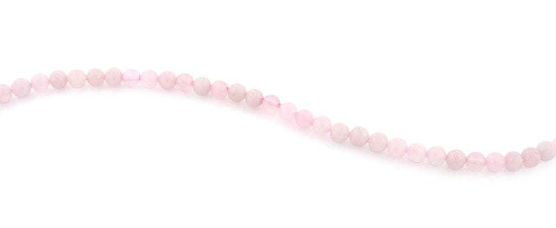 6mm Round Rose Quartz Gem Stone Beads