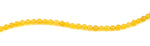 6mm Yellow Agate Faceted Gem Stone Beads