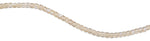 6X6mm Beige Square Faceted Crystal Beads